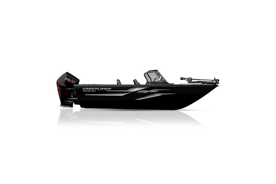 Crestliner 2050 SPORTFISH Black exterior