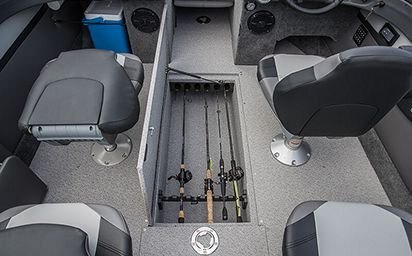Crestliner 2050 SPORTFISH White base Gun Metal accent