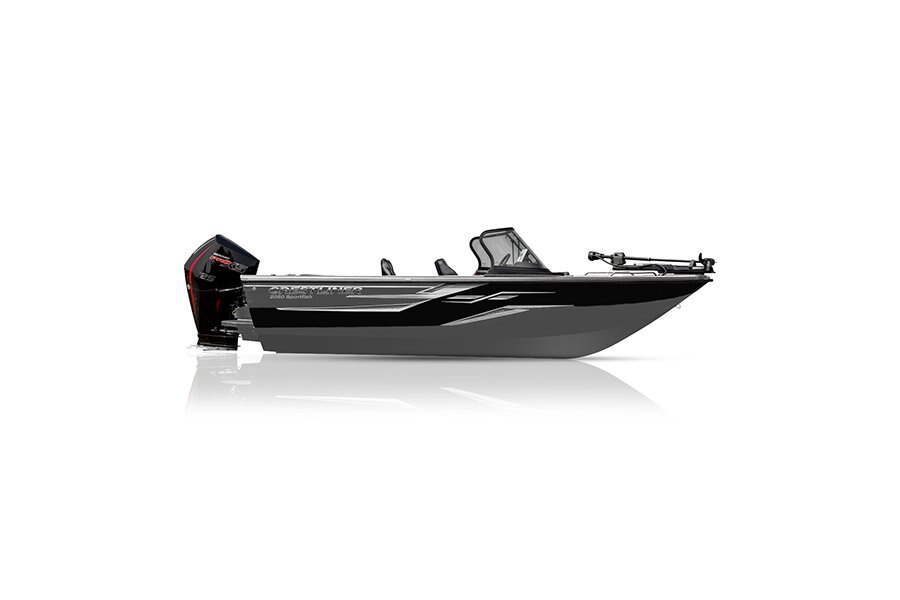 Crestliner 2050 SPORTFISH Gun Metal base Black accent