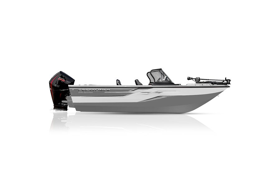 Crestliner 2050 SPORTFISH Silver base White accent