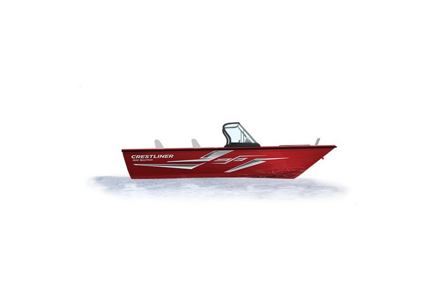Crestliner 1950 SPORTFISH Fire Red exterior