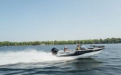 Crestliner 1950 SPORTFISH Fire Red exterior