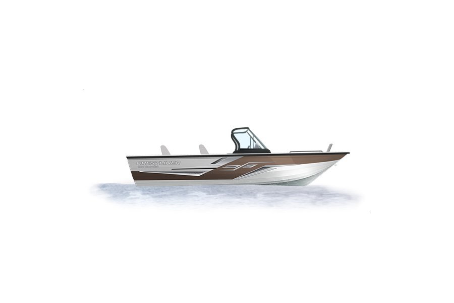 Crestliner 1950 SPORTFISH White base Canyon Brown accent w/Tan interior