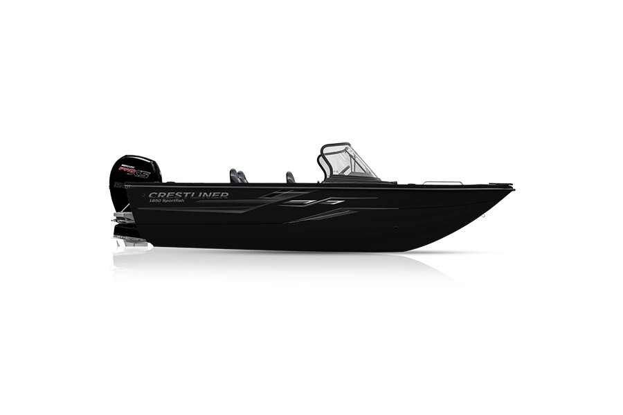 Crestliner 1850 SPORTFISH Black exterior