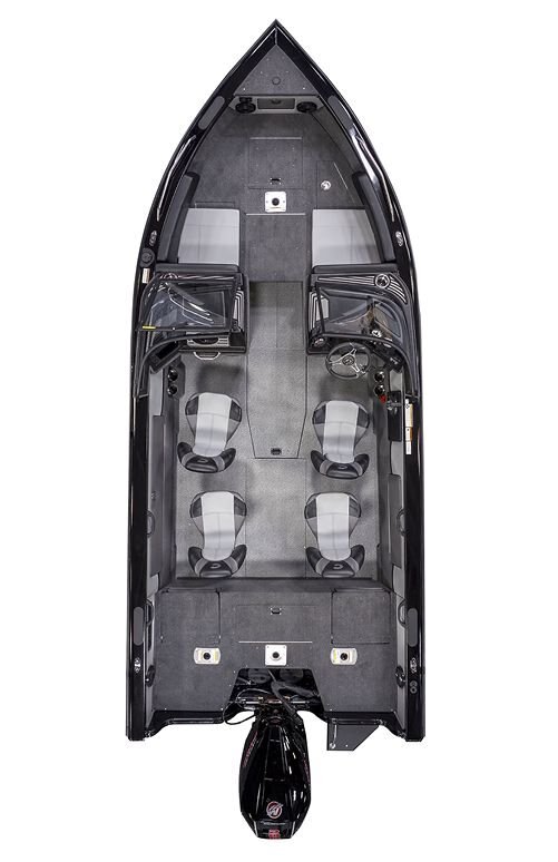 Crestliner 1850 SPORTFISH Gun Metal exterior