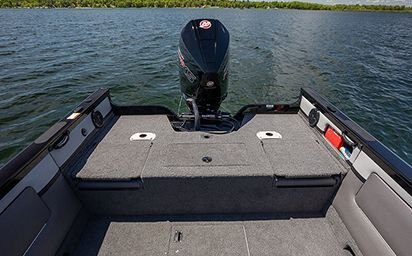 Crestliner 1850 SPORTFISH White base Gun Metal accent