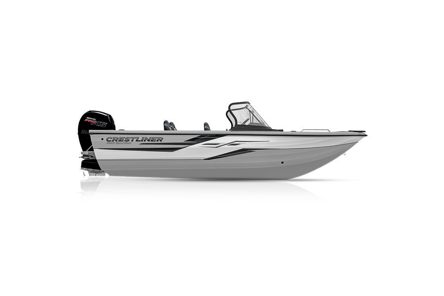 Crestliner 1850 SPORTFISH Silver base White accent