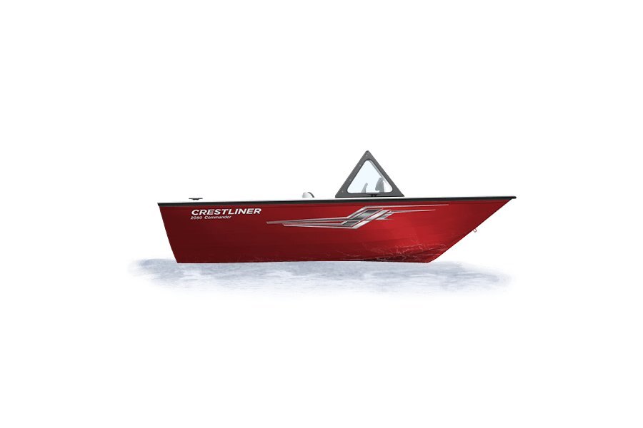 Crestliner 2050 COMMANDER Fire Red exterior