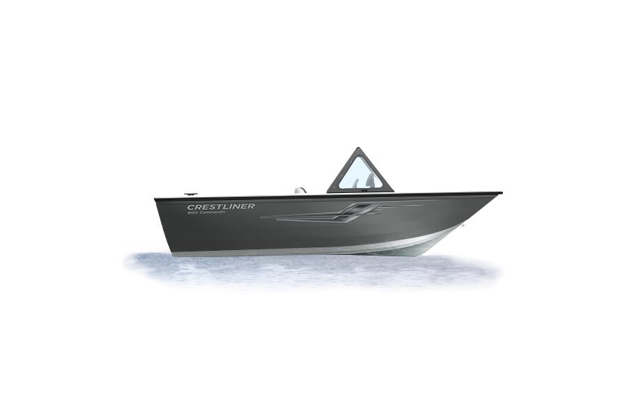 Crestliner 2050 COMMANDER White base Gun Metal accent