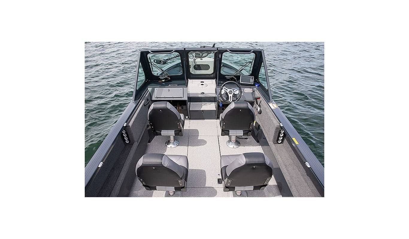 Crestliner 2050 COMMANDER White base Gun Metal accent