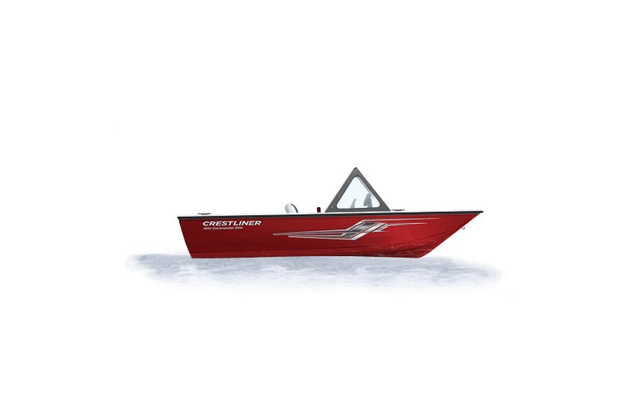 Crestliner 1850 COMMANDER ELITE Fire Red exterior