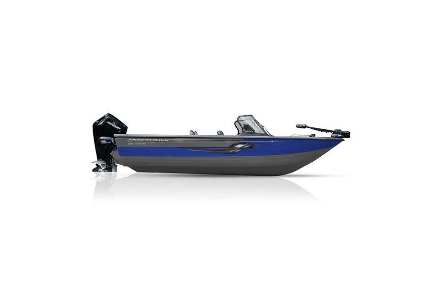 Crestliner 2250 AUTHORITY Silver base True Blue accent