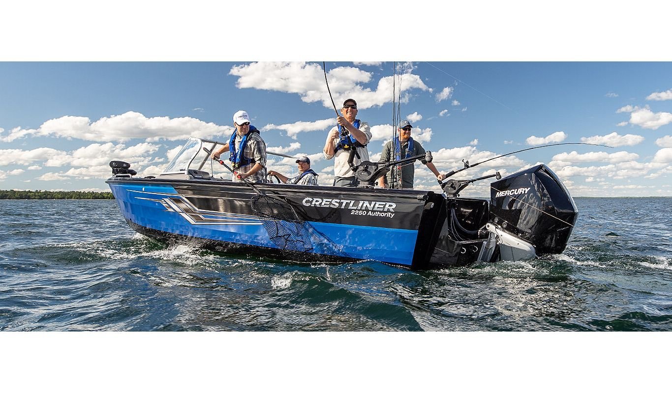 Crestliner 2250 AUTHORITY Black exterior