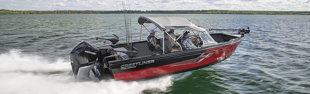 Crestliner 2050 AUTHORITY Gun Metal exterior
