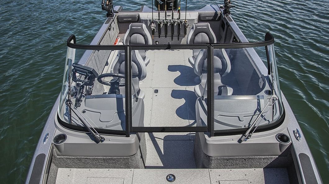 Crestliner 2050 AUTHORITY Black base Gun Metal accent