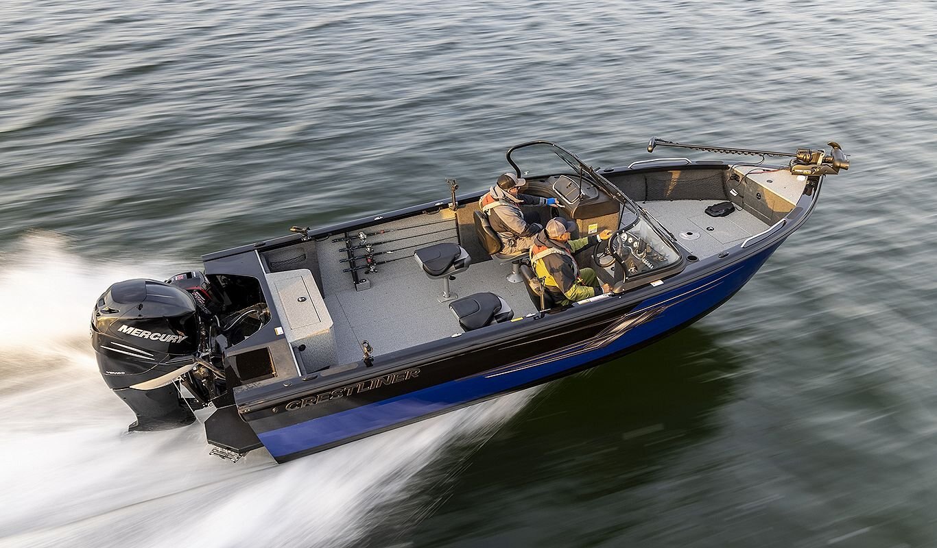 Crestliner 2050 AUTHORITY Black base Gun Metal accent