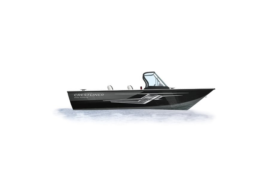 Crestliner 2050 AUTHORITY Gun Metal base Black accent