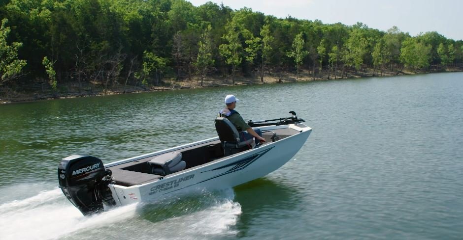 Crestliner 1657 OUTLOOK SS Unpainted exterior