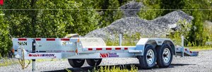 N&N 7x18 Galvanized Car Hauler