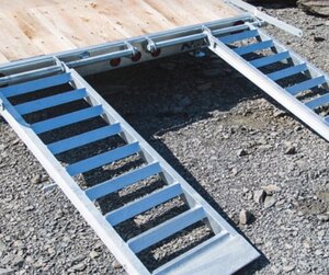 N&N 7x18 Galvanized Car Hauler