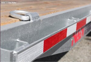N&N 7x18 Galvanized Car Hauler