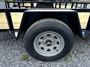 AMO Single Lowside 7X12 3500 LB Utility Trailer