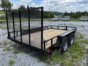 2026 AMO 7x12 Tandem Axle 7000lbs Utility Trailer