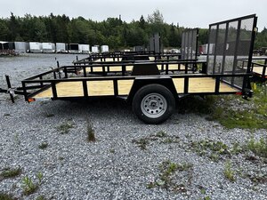 AMO 7x12 Single Lowside Utility Trailer 3500 LB