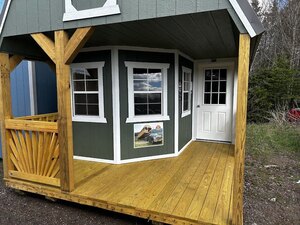Old Hickory 12x32 Lofted Deluxe Playhouse