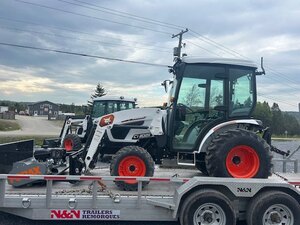 DEMO Bobcat CT2025 Compact Tractor w/ cab, loader, forax and trailer **save over $13,000**