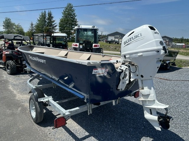 POLAR KRAFT BOAT 16 WITH A SUZUKI 30 hp MOTOR