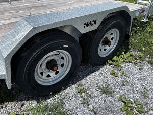 N&N Iron C6 7x20 Galvanized Equipment Trailer