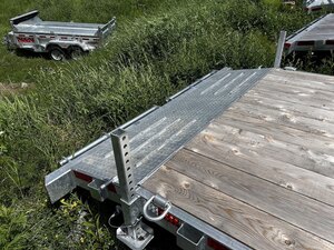 N&N 7x20 Iron C5 Galvanized Equipment Trailer