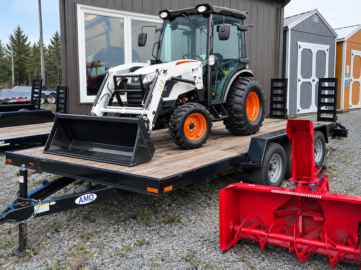 2026 Bobcat CT2540 FL W/ FREE FRONT END LOAD, SNOW BLOWER, TRAILER 7 X 16 PKG