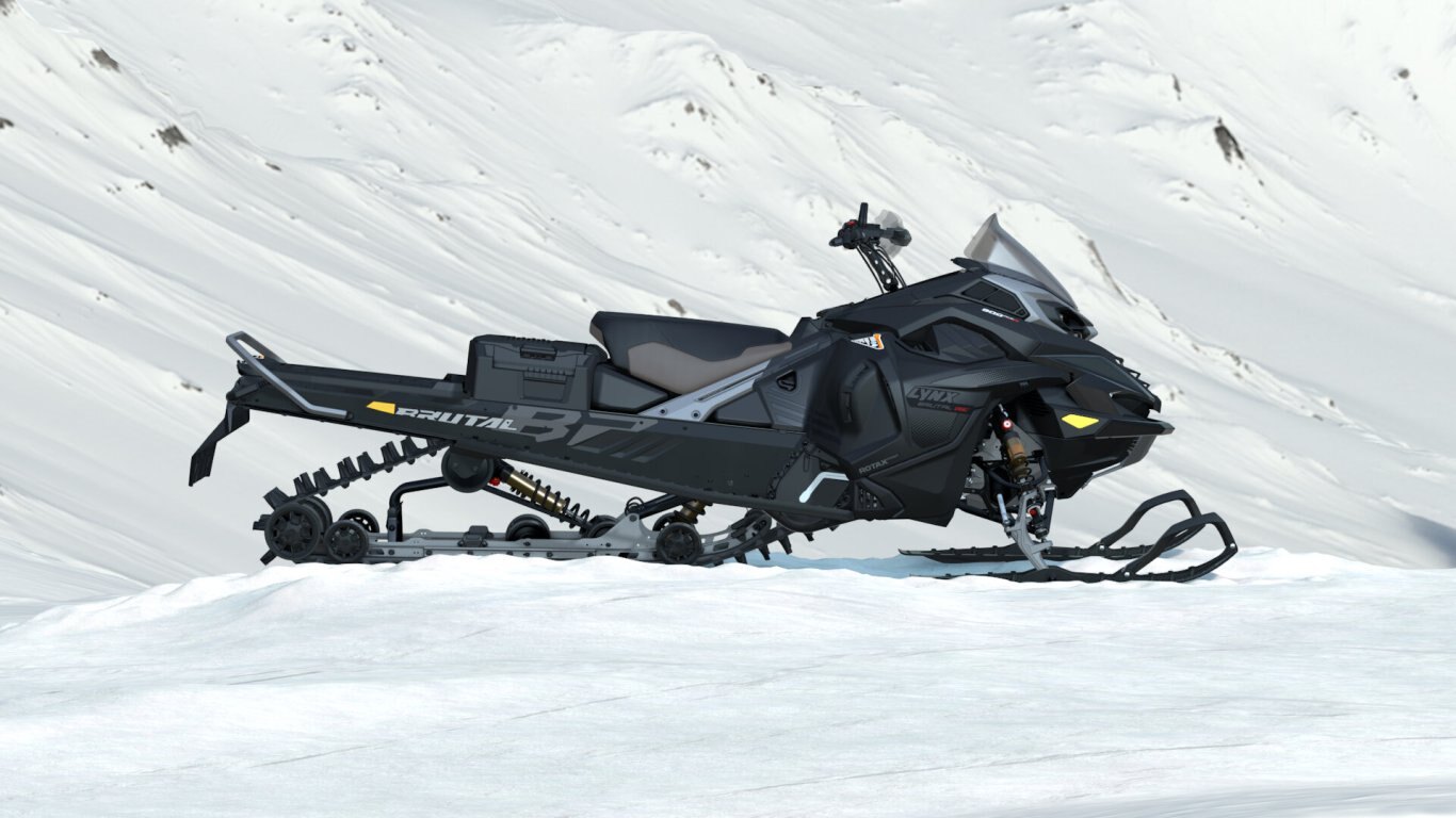 2026 Lynx BRUTAL RE (500 mm) Rotax® 900 ACE Turbo R Platinum Silver Satin / Black