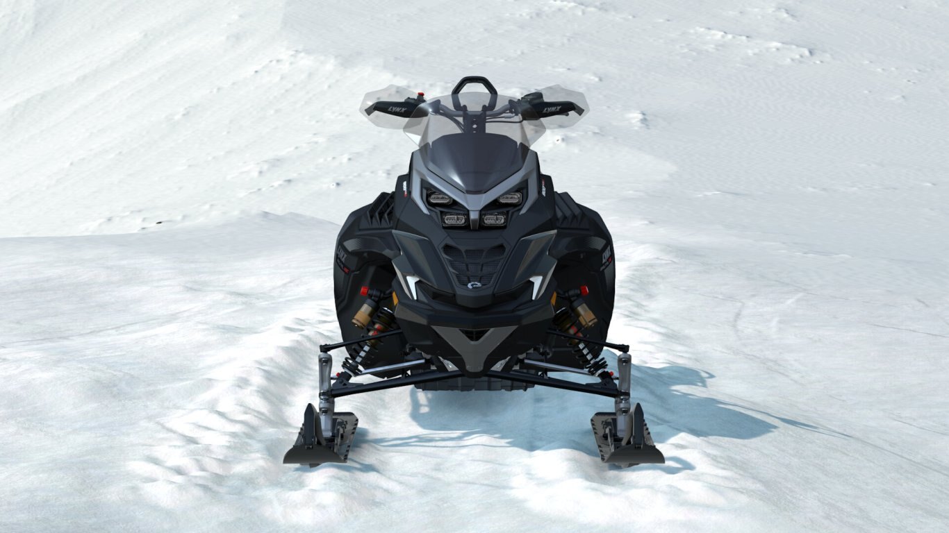 2026 Lynx BRUTAL RE (500 mm) Rotax® 900 ACE Turbo R Platinum Silver Satin / Black