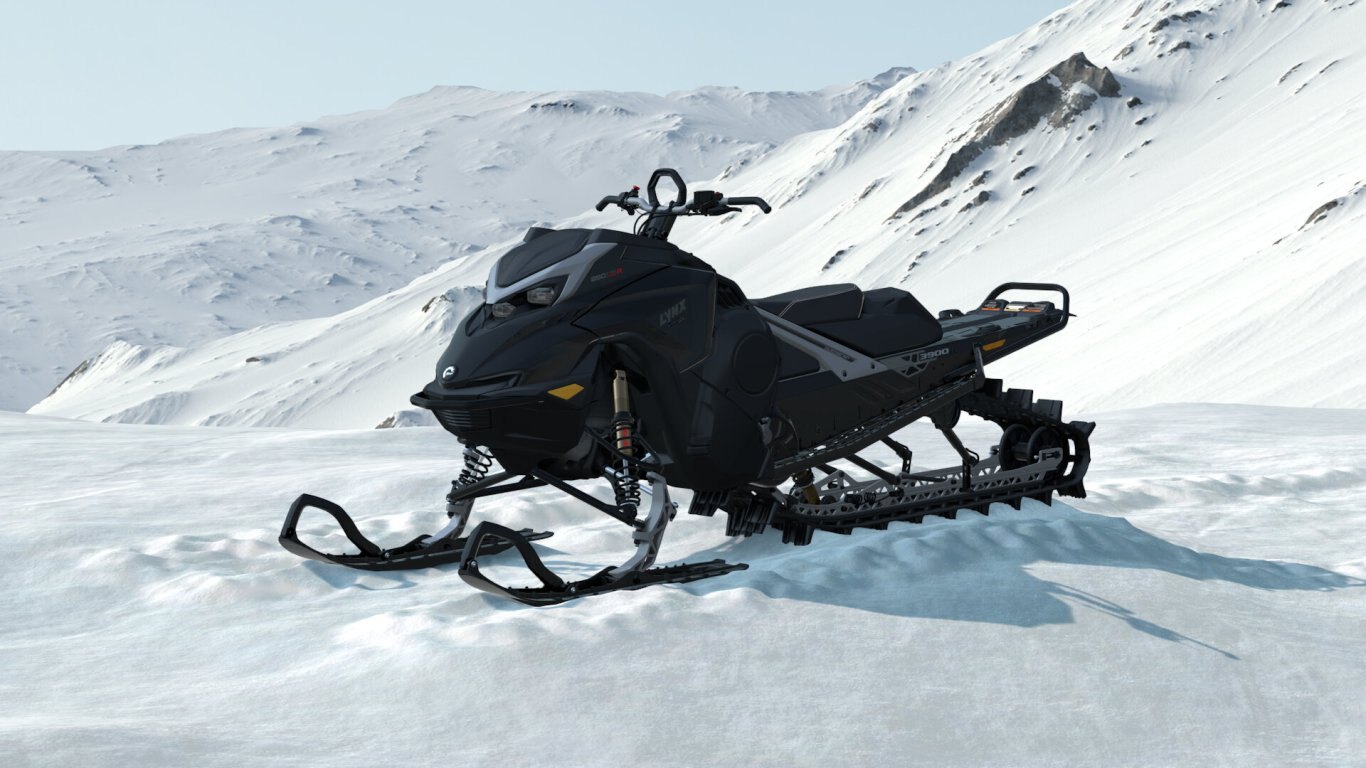 2026 Lynx SHREDDER DS Rotax® 850 E TEC Turbo R Platinum Silver Satin / Black