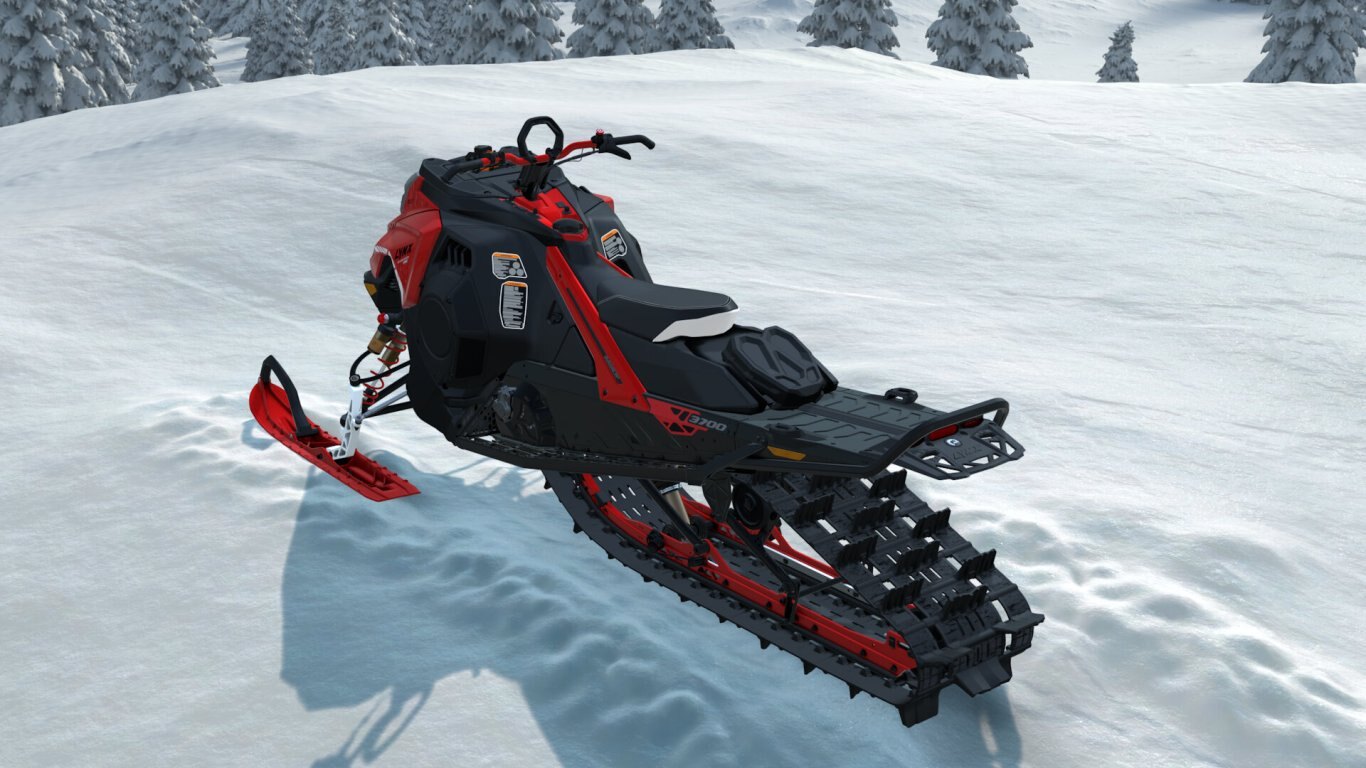 2026 Lynx SHREDDER RE Rotax® 850 E TEC Turbo R Viper Red / Black