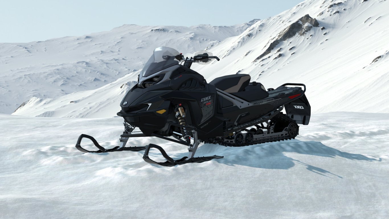 2026 Lynx RAVE RE Rotax® 850 E TEC Turbo R Platinum Silver Satin / Black