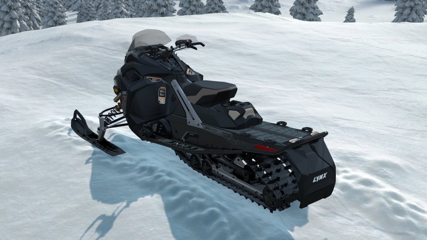 2026 Lynx RAVE RE Rotax® 850 E TEC Turbo R Platinum Silver Satin / Black