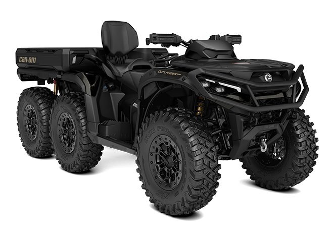 2026 Can Am Outlander MAX 6x6 Backcountry 1000R Stealth Black