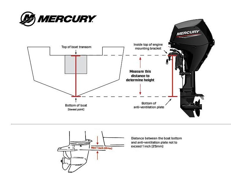 Mercury 2.5MH 15 Shaft 2.5hp FourStorke