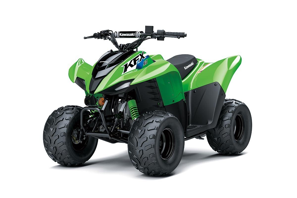 2026 Kawasaki KFX50 Lime Green