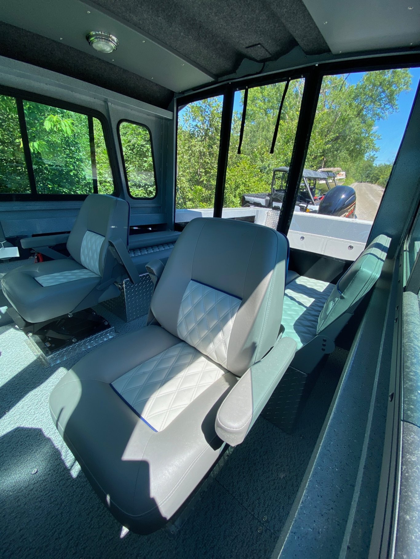 2025 Allied 21 HT Mustang (3 Piece Rollup Curtain)