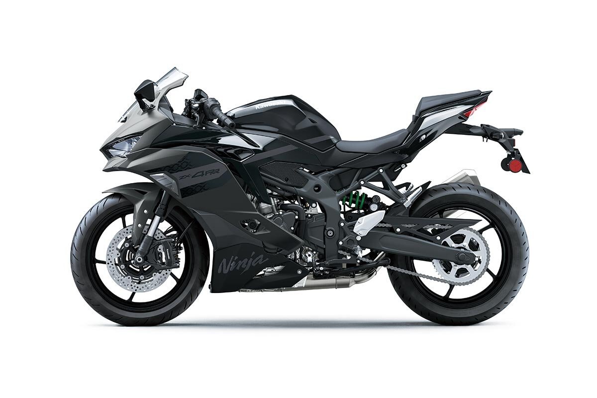 2026 Kawasaki NINJA ZX 4RR Metallic Matte Graphenesteel Gray / Metallic Spark Black