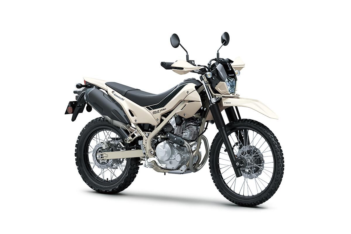 2026 Kawasaki KLX230 SHERPA S Whitish Beige