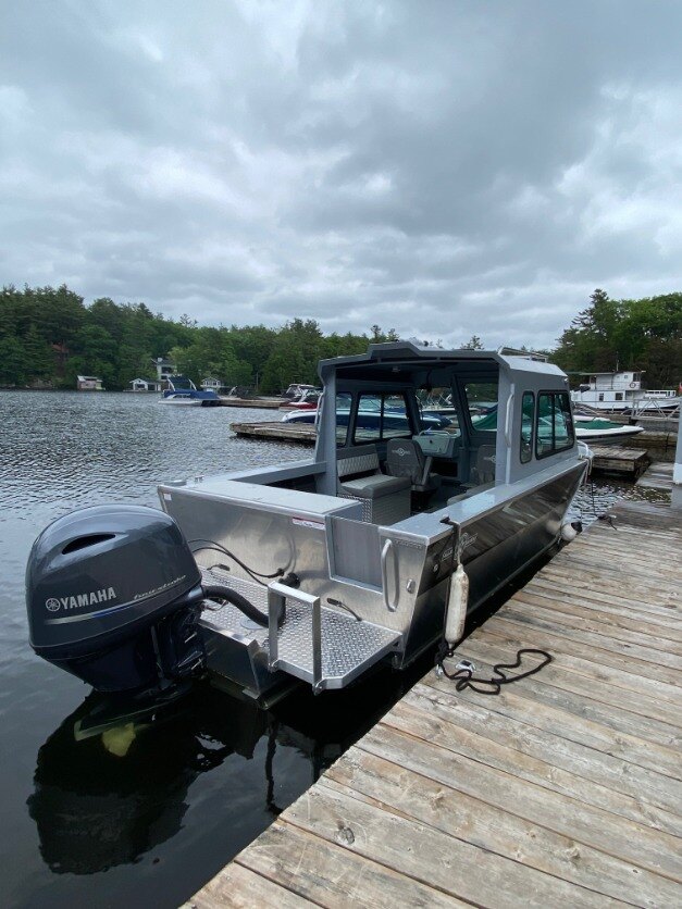 2025 ALLIED BOATS — P19 MUSTANG (3 Piece Rollup Curtain)