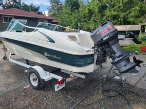1999 Silverline 1700 LS – Johnson 90 HP – Trailer