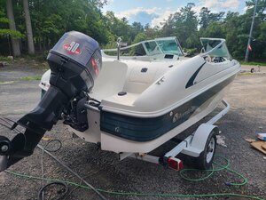 1999 Silverline 1700 LS – Johnson 90 HP – Trailer