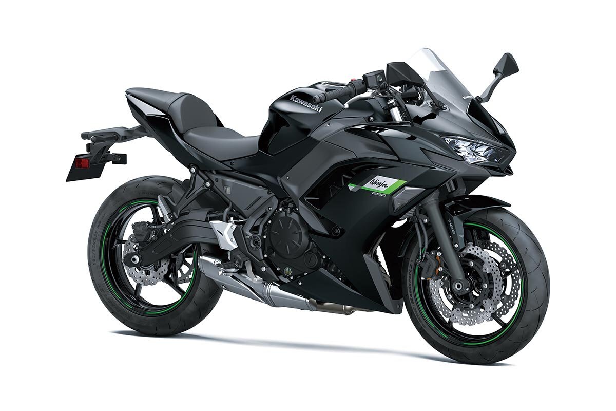2025 Kawasaki NINJA 650 Metallic Spark Black / Metallic Flat